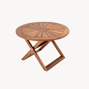 Coppertone Mesa Plegable Redonda