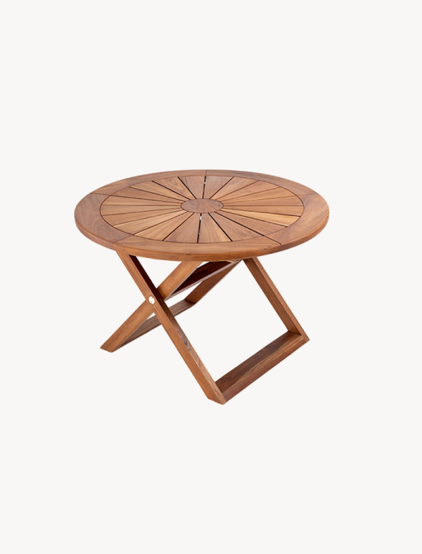 Coppertone Mesa Plegable Redonda